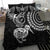 Personalised New Zealand Bedding Set Stylized Kiwi Bird Tattoo Mix Koru Circle and Maori Ethnic Vibe LT03 - Polynesian Pride