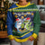 Solomon Islands Christmas Kid Ugly Christmas Sweater Funny Xmas Crocodile and Shark with National Seal Melanesian Pattern