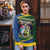 Solomon Islands Christmas Ugly Christmas Sweater Funny Xmas Crocodile and Shark with National Seal Melanesian Pattern