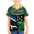 Custom Solomon Islands Rugby Family Matching Puletasi and Hawaiian Shirt Arty Shark and Crocodile Solomon Islands National Emblems