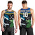 Custom Solomon Islands Rugby Men Tank Top Arty Shark and Crocodile Solomon Islands National Emblems