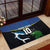 Custom Solomon Islands Rugby Rubber Doormat Arty Shark and Crocodile Solomon Islands National Emblems