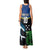 Custom Solomon Islands Rugby Tank Maxi Dress Arty Shark and Crocodile Solomon Islands National Emblems