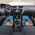 Honolulu Anniversary 52nd Running Car Mats Marathon Competition Kakau Pattern Blue Color