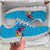 Honolulu Anniversary 52nd Running Sneakers Marathon Competition - Kakau Pattern Blue Color