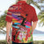 Honolulu Anniversary 52nd Running Hawaiian Shirt Marathon Competition Kakau Pattern Red Color