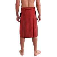 Honolulu Anniversary 52nd Running Lavalava Marathon Competition Kakau Pattern Red Color LT03 - Polynesian Pride