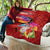 Honolulu Anniversary 52nd Running Quilt Marathon Competition Kakau Pattern Red Color