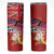 Honolulu Anniversary 52nd Running Skinny Tumbler Marathon Competition Kakau Pattern Red Color