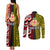 Tonga Kolisi Tonga Couples Matching Tank Maxi Dress and Long Sleeve Button Shirt Ngatu and Geometric Pattern LT03 - Polynesian Pride