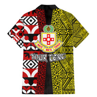Tonga Kolisi Tonga Family Matching Mermaid Dress and Hawaiian Shirt Ngatu and Geometric Pattern LT03 - Polynesian Pride