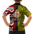 Tonga Kolisi Tonga Family Matching Short Sleeve Bodycon Dress and Hawaiian Shirt Ngatu and Geometric Pattern LT03 - Polynesian Pride