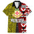 Tonga Kolisi Tonga Family Matching Short Sleeve Bodycon Dress and Hawaiian Shirt Ngatu and Geometric Pattern LT03 Dad's Shirt - Short Sleeve Red - Polynesian Pride