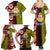 Tonga Kolisi Tonga Family Matching Summer Maxi Dress and Hawaiian Shirt Ngatu and Geometric Pattern LT03 - Polynesian Pride