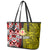 Tonga Kolisi Tonga Leather Tote Bag Ngatu and Geometric Pattern LT03 - Polynesian Pride