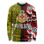 Tonga Kolisi Tonga Long Sleeve Shirt Ngatu and Geometric Pattern LT03 Unisex Red - Polynesian Pride