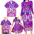 Polynesian Valentine Day Family Matching Long Sleeve Bodycon Dress and Hawaiian Shirt Love Couple Turtle Maori Hibiscus Purple LT03 - Polynesian Pride