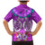 Polynesian Valentine Day Family Matching Mermaid Dress and Hawaiian Shirt Love Couple Turtle Maori Hibiscus Purple LT03 - Polynesian Pride