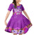 Polynesian Valentine Day Family Matching Mermaid Dress and Hawaiian Shirt Love Couple Turtle Maori Hibiscus Purple LT03 Daughter's Dress Purple - Polynesian Pride