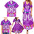 Polynesian Valentine Day Family Matching Summer Maxi Dress and Hawaiian Shirt Love Couple Turtle Maori Hibiscus Purple LT03 - Polynesian Pride