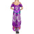 Polynesian Valentine Day Family Matching Summer Maxi Dress and Hawaiian Shirt Love Couple Turtle Maori Hibiscus Purple LT03 - Polynesian Pride