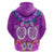 Polynesian Valentine Day Hoodie Love Couple Turtle Maori Hibiscus Purple LT03 - Polynesian Pride