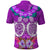 Polynesian Valentine Day Polo Shirt Love Couple Turtle Maori Hibiscus Purple LT03 - Polynesian Pride