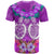 Polynesian Valentine Day T Shirt Love Couple Turtle Maori Hibiscus Purple LT03 - Polynesian Pride