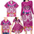 Polynesian Valentine Day Family Matching Long Sleeve Bodycon Dress and Hawaiian Shirt Love Couple Turtle Maori Hibiscus Pink LT03 - Polynesian Pride