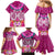 Polynesian Valentine Day Family Matching Mermaid Dress and Hawaiian Shirt Love Couple Turtle Maori Hibiscus Pink LT03 - Polynesian Pride