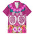 Polynesian Valentine Day Family Matching Mermaid Dress and Hawaiian Shirt Love Couple Turtle Maori Hibiscus Pink LT03 Dad's Shirt - Short Sleeve Pink - Polynesian Pride