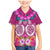 Polynesian Valentine Day Family Matching Mermaid Dress and Hawaiian Shirt Love Couple Turtle Maori Hibiscus Pink LT03 Son's Shirt Pink - Polynesian Pride