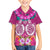 Polynesian Valentine Day Family Matching Off Shoulder Short Dress and Hawaiian Shirt Love Couple Turtle Maori Hibiscus Pink LT03 Son's Shirt Pink - Polynesian Pride