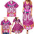 Polynesian Valentine Day Family Matching Summer Maxi Dress and Hawaiian Shirt Love Couple Turtle Maori Hibiscus Pink LT03 - Polynesian Pride