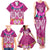 Polynesian Valentine Day Family Matching Tank Maxi Dress and Hawaiian Shirt Love Couple Turtle Maori Hibiscus Pink LT03 - Polynesian Pride