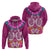 Polynesian Valentine Day Hoodie Love Couple Turtle Maori Hibiscus Pink LT03 - Polynesian Pride