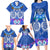 Polynesian Valentine Day Family Matching Long Sleeve Bodycon Dress and Hawaiian Shirt Love Couple Turtle Maori Hibiscus Blue LT03 - Polynesian Pride