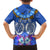 Polynesian Valentine Day Family Matching Puletasi and Hawaiian Shirt Love Couple Turtle Maori Hibiscus Blue LT03 - Polynesian Pride