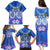 Polynesian Valentine Day Family Matching Puletasi and Hawaiian Shirt Love Couple Turtle Maori Hibiscus Blue LT03 - Polynesian Pride