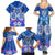 Polynesian Valentine Day Family Matching Summer Maxi Dress and Hawaiian Shirt Love Couple Turtle Maori Hibiscus Blue LT03 - Polynesian Pride