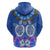 Polynesian Valentine Day Hoodie Love Couple Turtle Maori Hibiscus Blue LT03 - Polynesian Pride