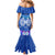 Polynesian Valentine Day Mermaid Dress Love Couple Turtle Maori Hibiscus Blue LT03 - Polynesian Pride