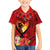 Hawaii Valentine Day Family Matching Puletasi and Hawaiian Shirt Couple on Beach mix Hibiscus and Polynesian Tattoo LT03 Son's Shirt Red - Polynesian Pride