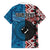 Personalised Aotearoa and Fiji Together Hawaiian Shirt Melanesian Warrior and Koru - Taniko with Hibiscus Tapa Pattern