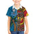 Personalised Australia and Fiji Together Hawaiian Shirt Tribal Palm Tree with Tapa and Aboriginal Animals Half Style