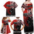 Personalised Aotearoa and Tonga Together Family Matching Off Shoulder Maxi Dress and Hawaiian Shirt Manaia and Tongan Tribal Cross - Taniko and Ngatu Art Tattoo