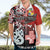 Personalised Aotearoa and Tonga Together Hawaiian Shirt Manaia and Tongan Tribal Cross - Taniko and Ngatu Art Tattoo