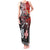 Personalised Aotearoa and Tonga Together Tank Maxi Dress Manaia and Tongan Tribal Cross - Taniko and Ngatu Art Tattoo