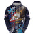 American Samoa Flag Day Hoodie Bald Eagle with Uatogi and Fue - Polynesian and Floral Tribal Tattoo