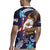 American Samoa Flag Day Rugby Jersey Bald Eagle with Uatogi and Fue - Polynesian and Floral Tribal Tattoo